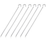 Мангал сборный стальной, размер 500х300х500 мм + 6 шампуров из нержавеющей стали, в коробке, 701728