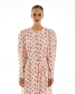 Платье Duchesse (Дюшес) в розовые цветочки