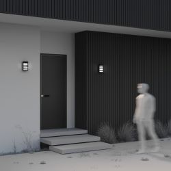 Уличный настенный светильник Maytoni   O034WL-01B