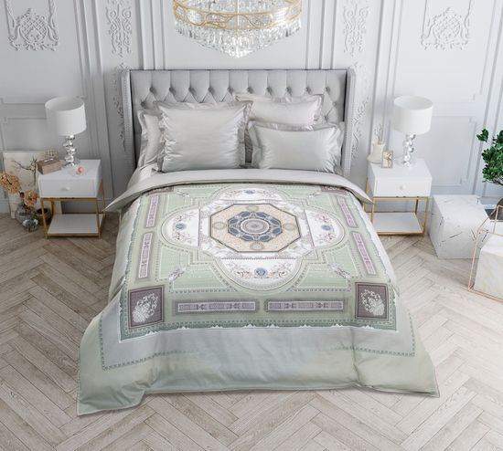 Евро комплект постельного белья Фабио Мако-сатин Legends