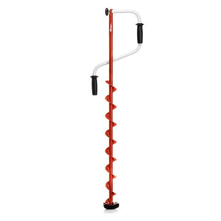 Ледобур ЛР Спорт 80 мм, левое вращение, цельнотянутый шнек Тонар