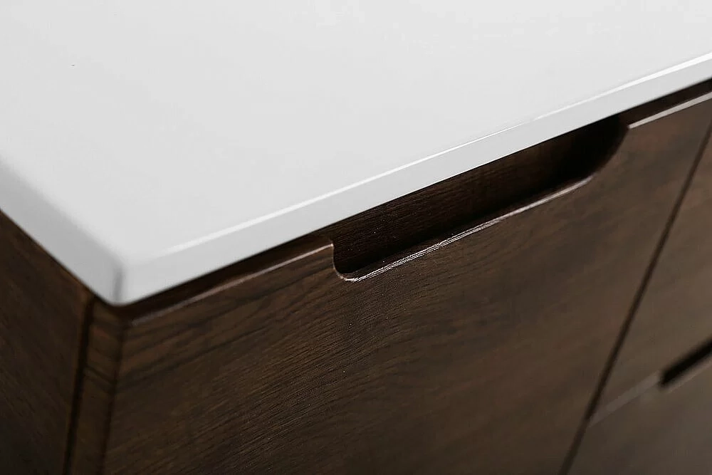 Тумба с раковиной BelBagno ETNA-1200-2C-1A-SO-RW-L/R Rovere Moro