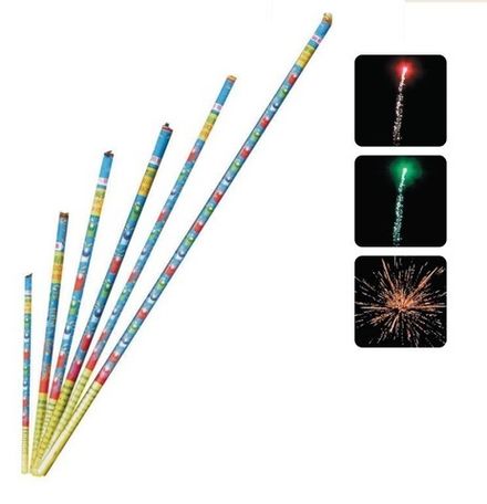 Римские свечи "Magical Candle" T-6238 20 залпов, к-т 12 шт  *0.3"   (1/48)