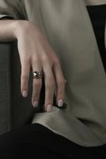 Кольцо Mirrors kv-1-003, позолота