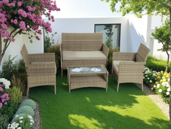 Комплект плетеной мебели из ротанга Падуя «Paduja» — Greige