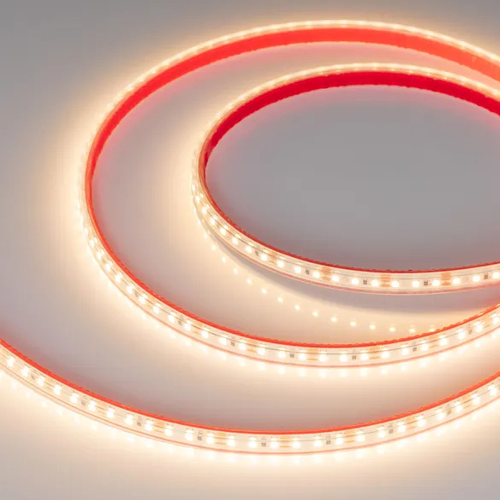 Светодиодная лента герметичная RTW-PS-A120-10mm 12V Warm3000 (9.6 W/m, IP67, 2835, 5m) (Arlight, 9.6 Вт/м, IP67) 022320(2)