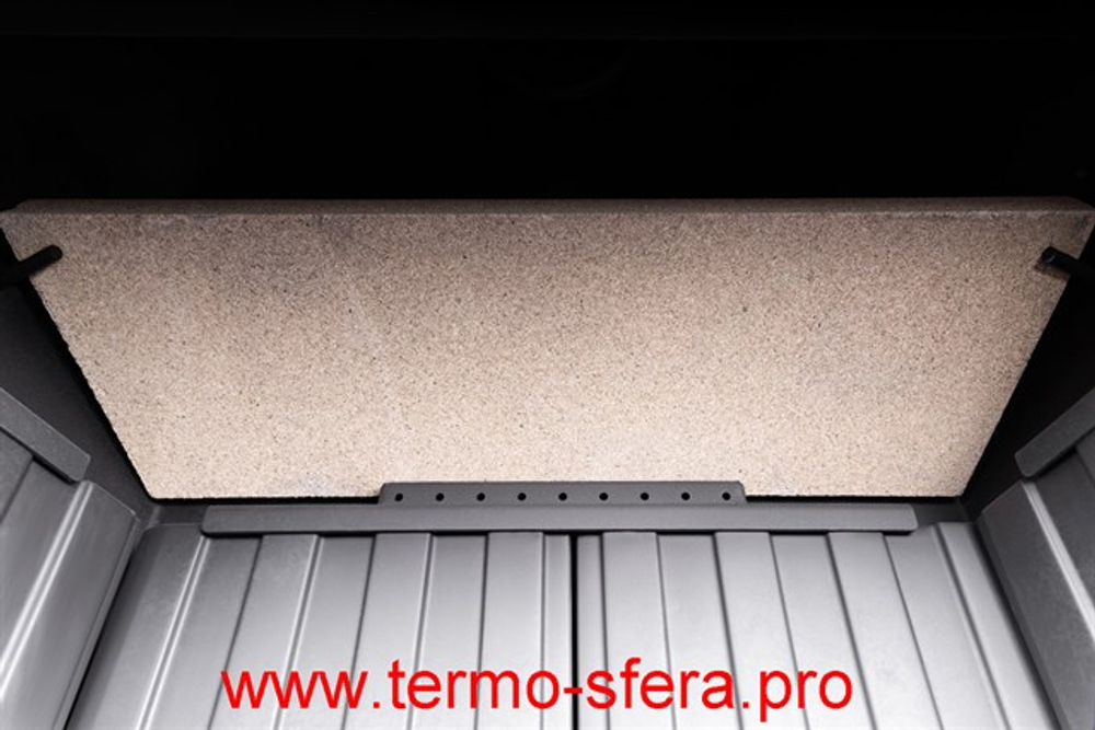 Каминная топка Экокамин Альфа 800 K с контргрузом