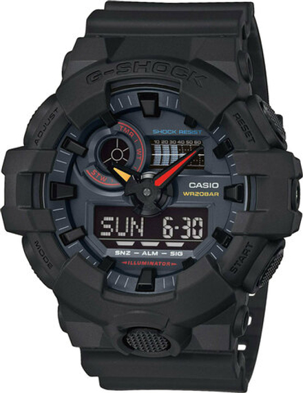 Японские наручные часы Casio G-SHOCK GA-700BMC-1AER с хронографом