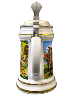 Кружка пивная "Конная пивная повозка" Германия