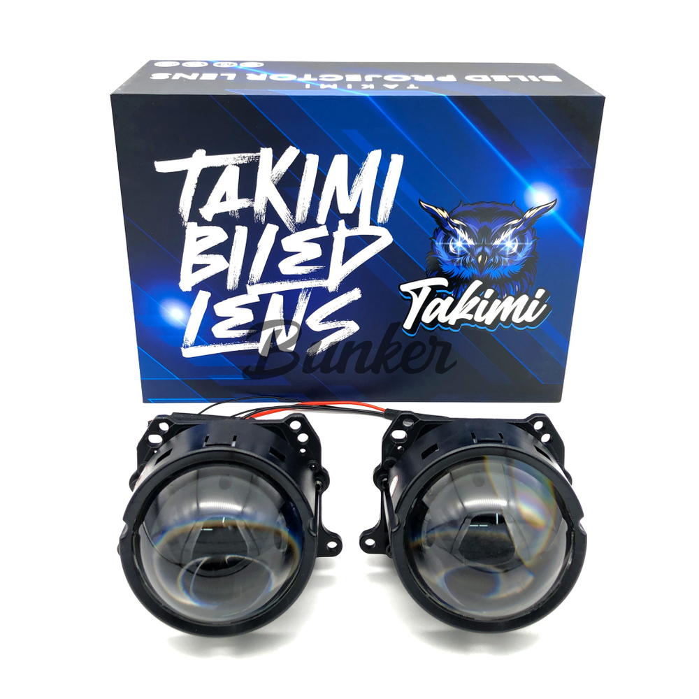 Светодиодные линзы Bi-Led модули TaKiMi Cooper 3.0” 5000K 12V