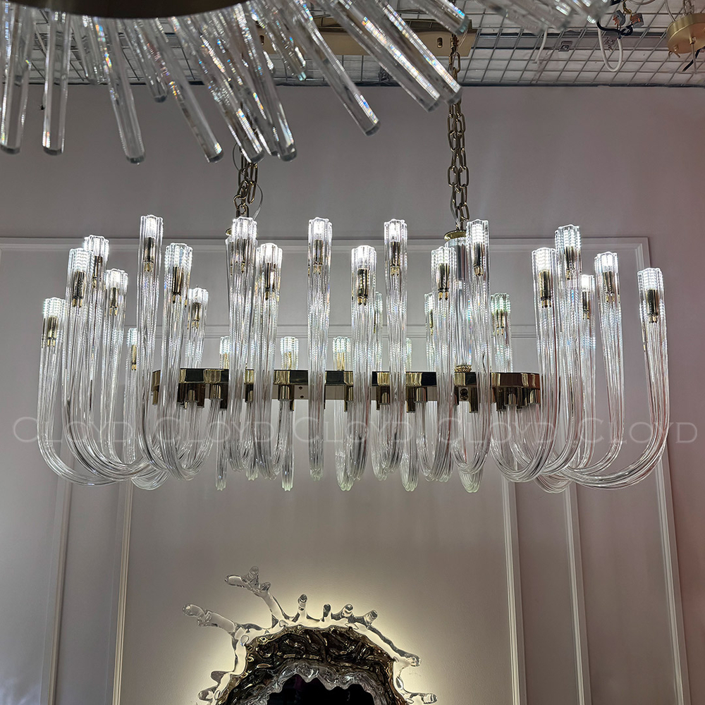 Люстра Cloyd AEDA C32 / шир. 120 см - золото (арт.11667)