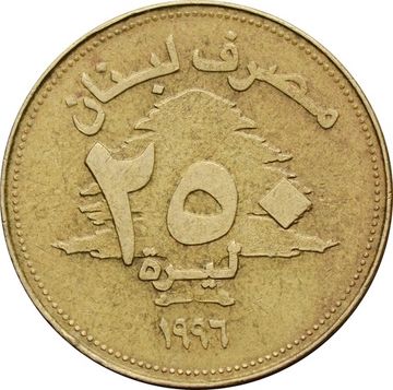250 ливров 1996 Ливан
