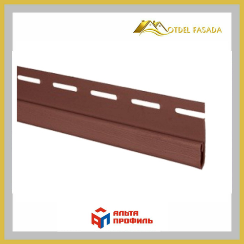 Планка Финишная Альта Профиль Канада Плюс Премиум Т14  Красно-коричневый 3м