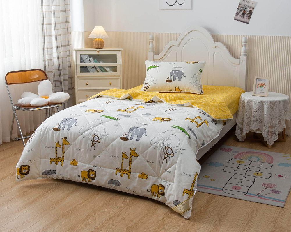 Детское постельное белье 1.5 спальное Sofi De MarkO Africa желтое