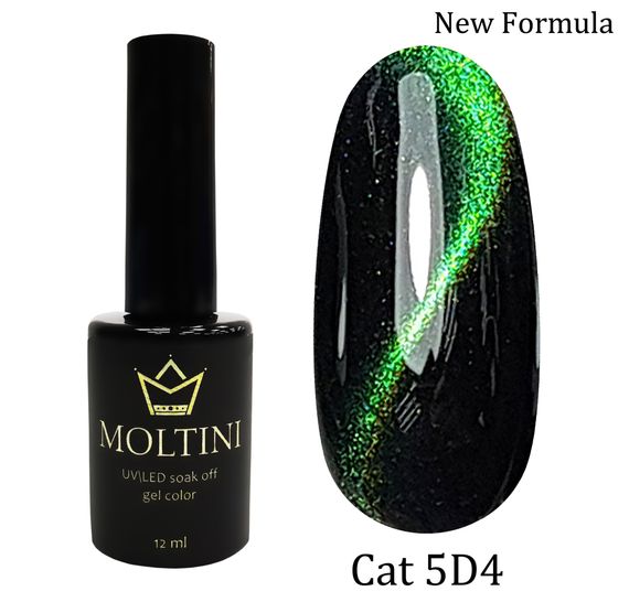 Гель-лак Moltini Cat Eye 5D 004, 12 ml