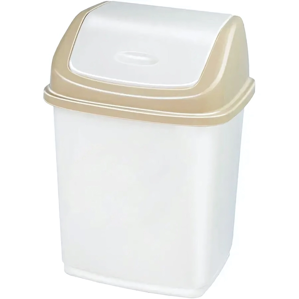Контейнер для мусора Ромашка 18 л с перекидным верхом