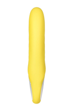 Жёлтый вибратор Yummy Sunshine - 22,5 см.