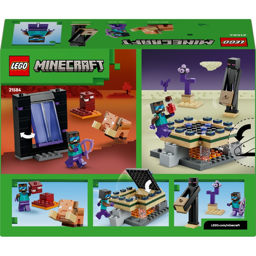 LEGO Minecraft - Путешествие через портал Нижнего и Края 21584