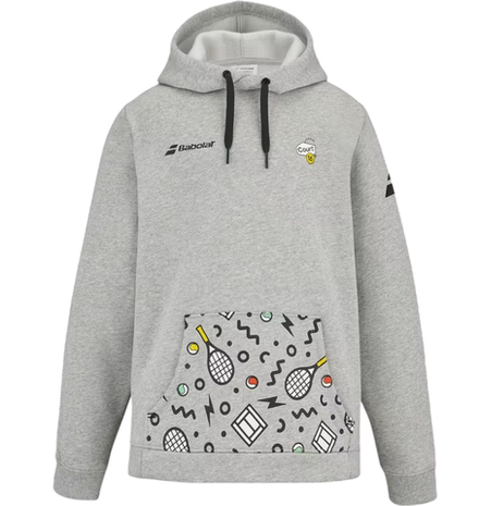 Кофта для мальчика теннисная Babolat Exercise Sweat Junior C16 - flecked gray