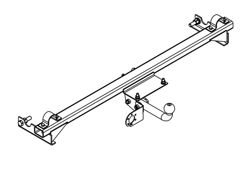 Фаркоп на LADA 4x4, 2121,21213, 21214, 2131 (оборудованный ГБО) (без электрики, паспорт/сертификат в комплекте) Автос.VAZ-31