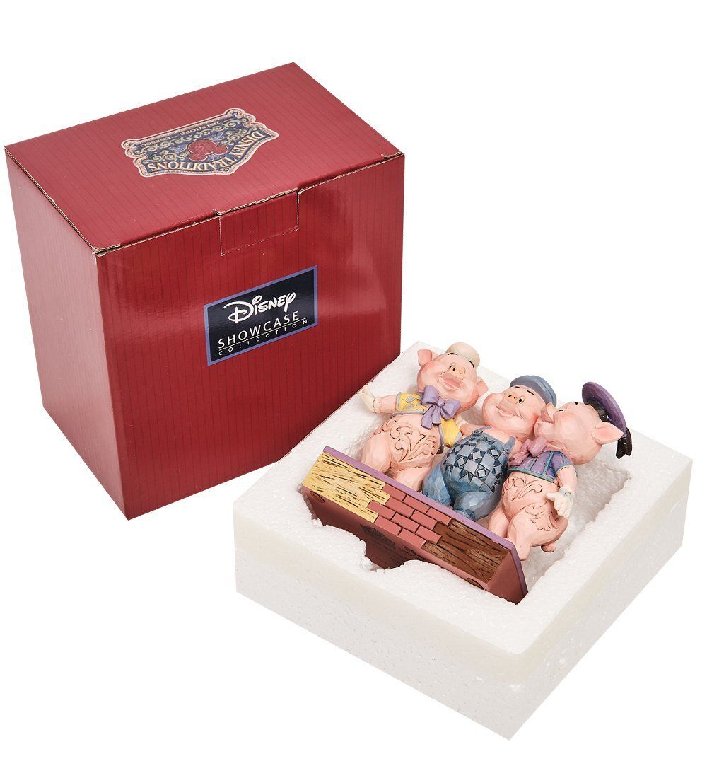 Disney Traditions Disney-6005974 Фигурка «Три поросенка (Умники)