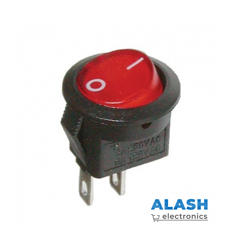 KCD11 Круглый Рокерный Переключатель 3A 250V AC / 6A 125V AC T85