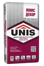 Штукатурка UNIS ЮНИС-ДЕКОР декоративная цементная  25 кг