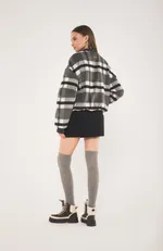 Бомбер Alexandra Talalay двухсторонний AW020 Черный