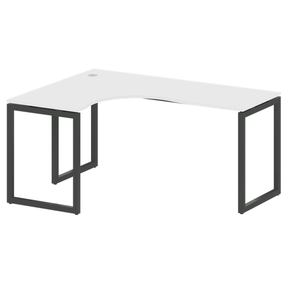 Метал Систем Куатро Стол криволинейный левый на О-образном м/к 40БО.СА-4 (L)