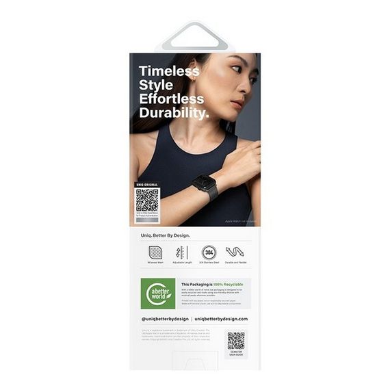 Ремешок Uniq Dante PRO Strap Mesh Steel для Apple Watch 42/41/40 mm Ember Gold (42MM-DANPEGLD)