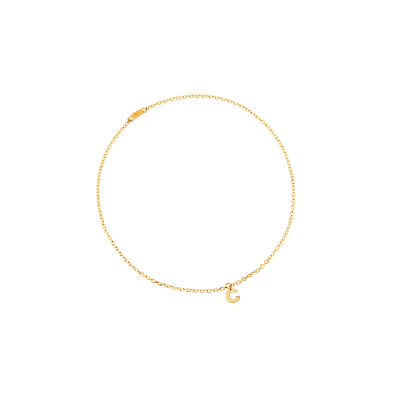 Вечный браслет Персонализация с Буквой – Золото