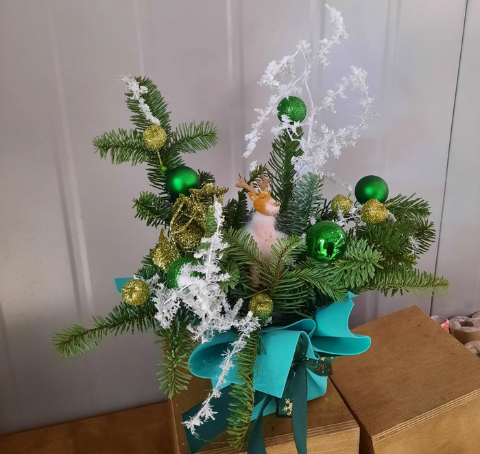 Композиция "Резиденция деда мороза"