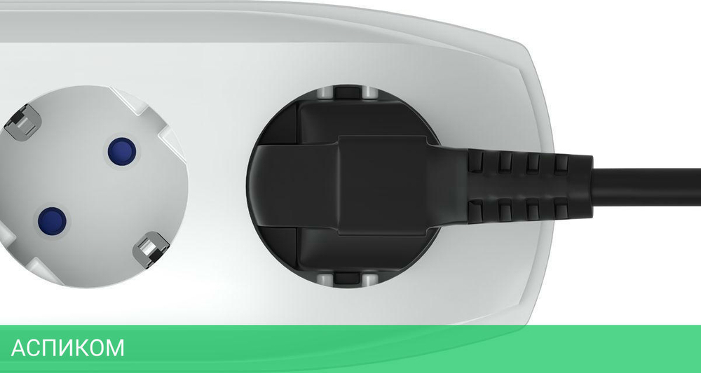 Сетевой фильтр Pilot PRO 182 USB 3м 6 розеток серый