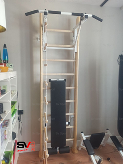 Монтаж шведской стенки Sv Sport в бетонные, кирпичные стены