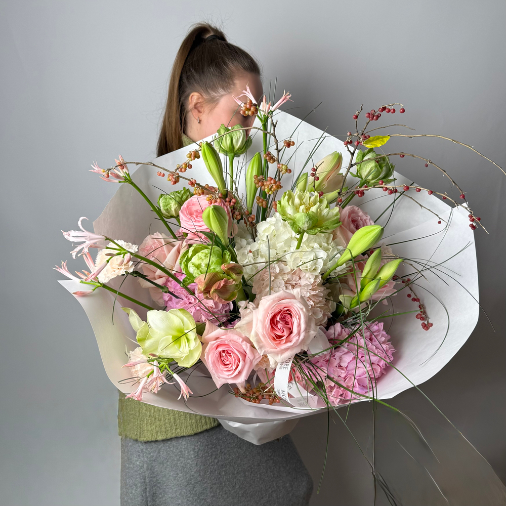 Букет авторский Шелковая свежесть