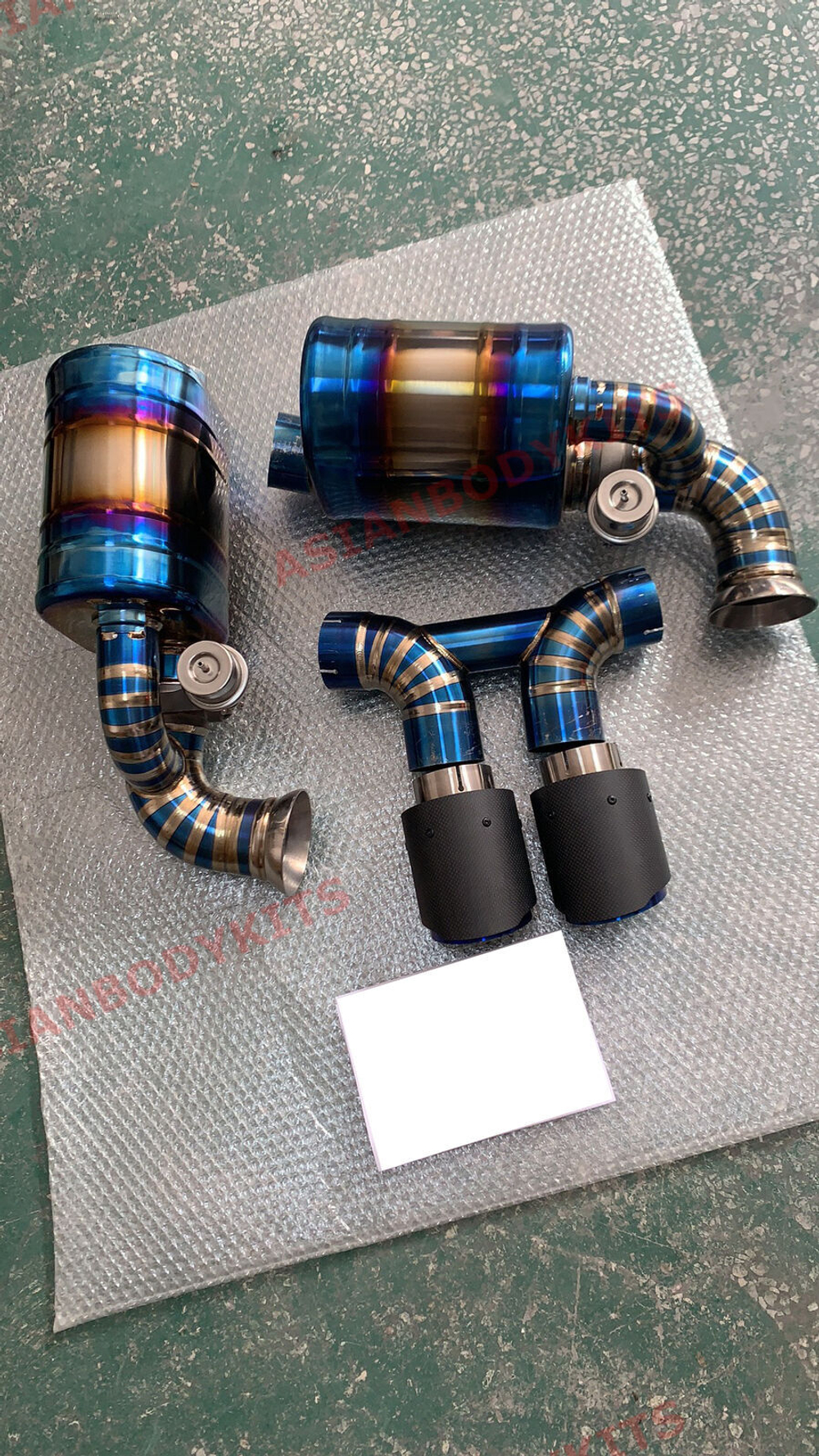 Титановая выхлопная система с заслонками для PORSCHE 911 991 GT3 / GT3 RS 2013 - 2016 4.0 Порше Карерра