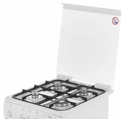 Газовая плита De Luxe 506040.14г(кр)чр белый