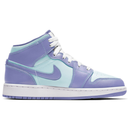 Кроссовки Air Jordan 1 Mid GS Purple Pulse