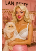 Бюстгальтер гладкий с косточками большие размеры