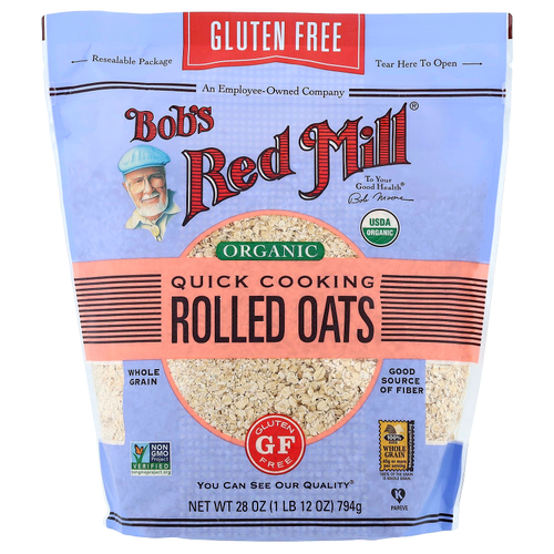 Bob's Red Mill, органическая овсяная каша быстрого приготовления, 794 г (28 унций)