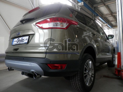 Фаркоп оцинкованный Galia F113A для Ford Kuga 2008-2013, 2013-(паспорт и сертификат в комплекте)(без электрики)