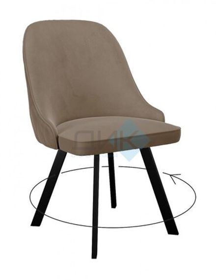 Стул DikLine 266 поворотный опоры чёрные