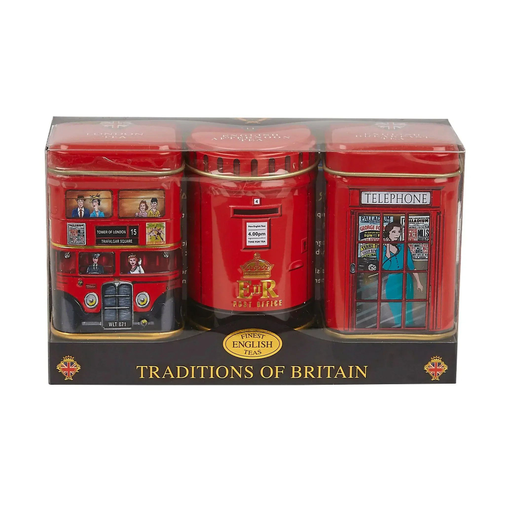 New English Teas Набор листового чая Best Of British, 3шт