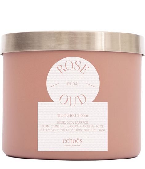 Rose & Oud, свеча Perfect Bloom collection, Echoes