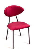 Стул Art, бархат винно-красный 16