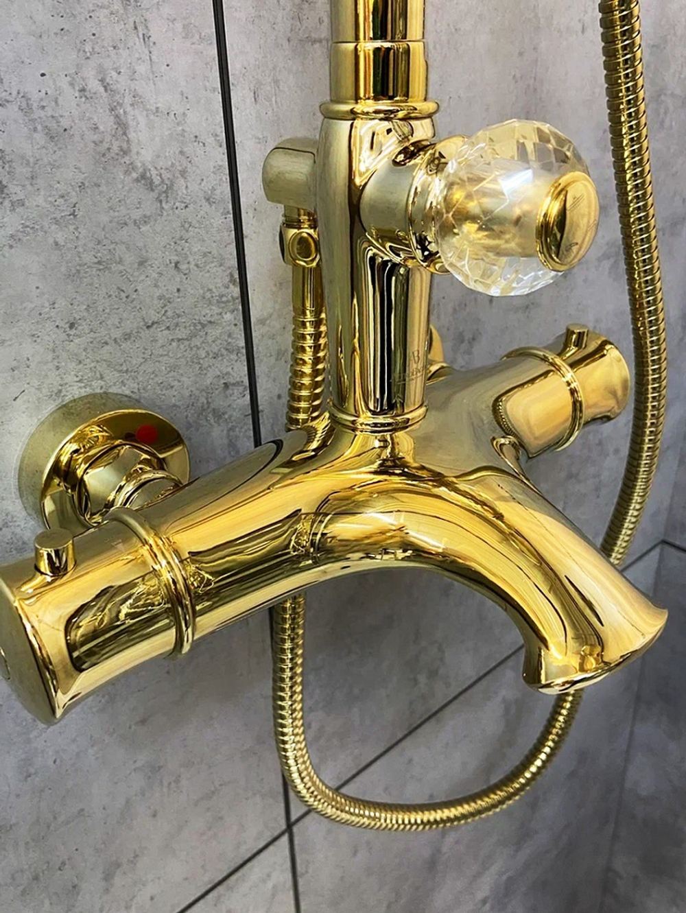 Душевая система с термостатом AltroBagno Beatrice 030408 Or