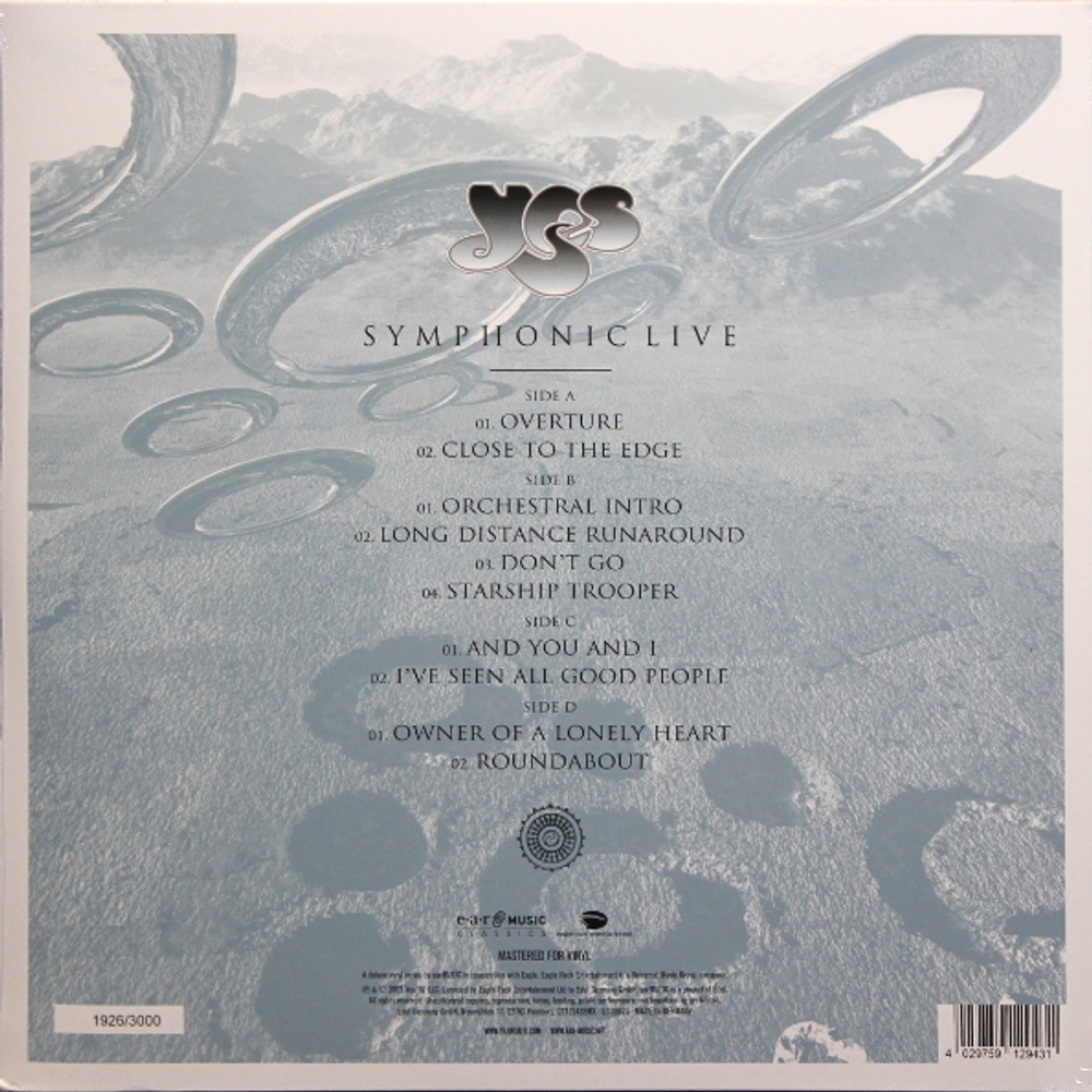 Yes / Symphonic Live (Limited Edition)(2LP+CD)