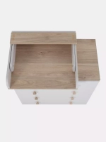 Комод RANT "ELSA PRO" с органайзером 80 см. 4 ящика (арт.125) Crystal Beige