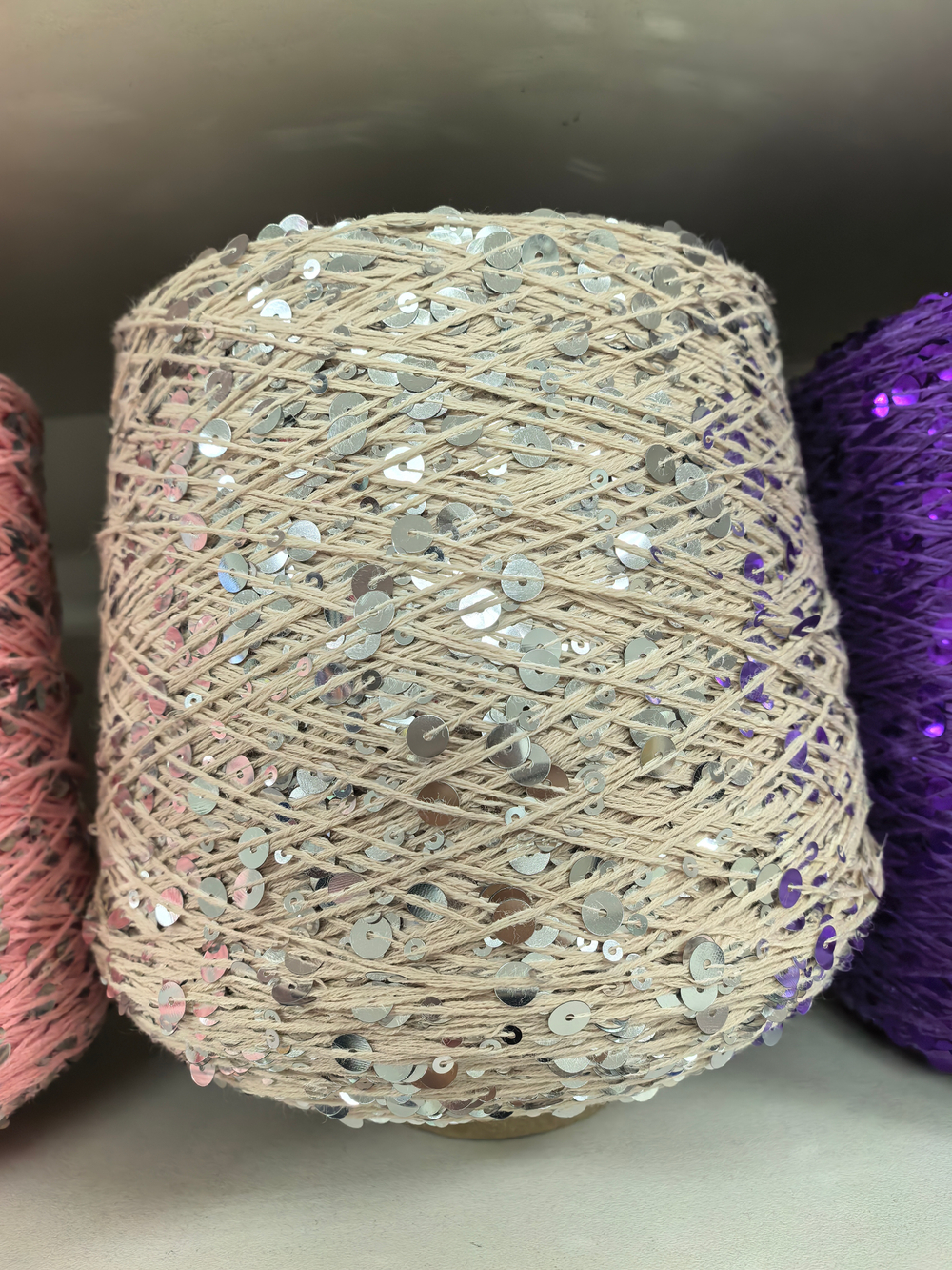 Рандомный цвет, пайетки 3+6 копия Lustrosa (китайский аналог)