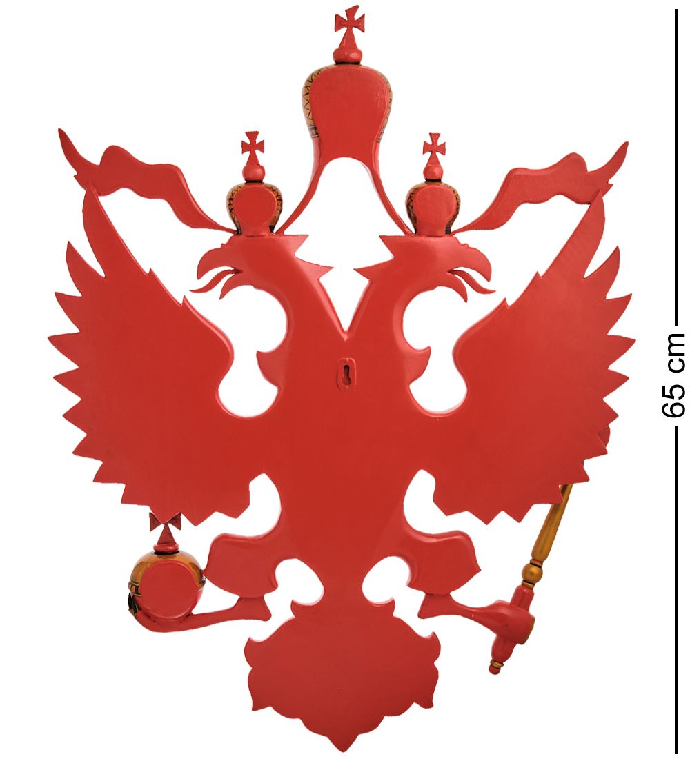 Народные промыслы ХЛ-014 Герб резной (Хохлома)